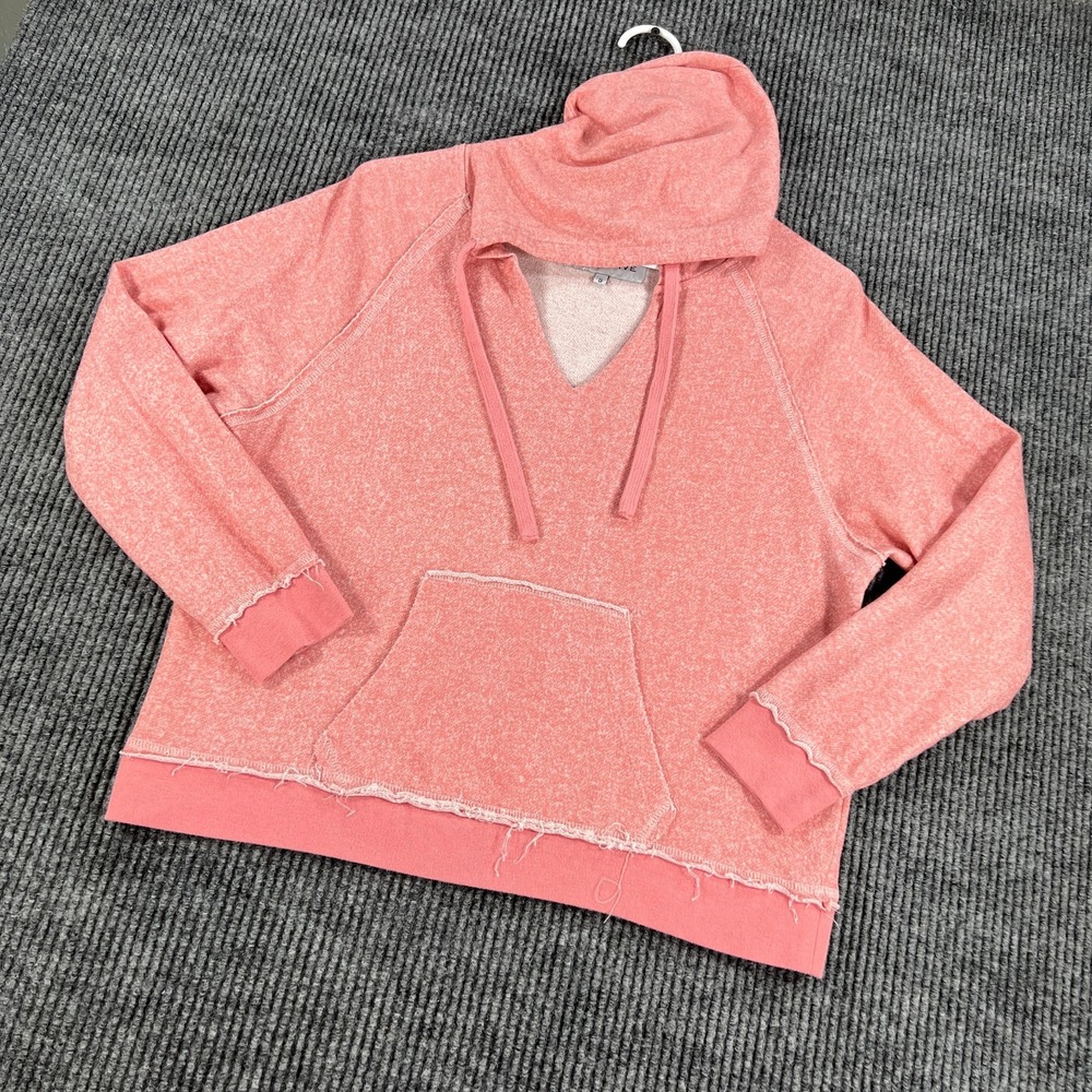 Zyia Active Hoodie Womens Small Pink Long Sleeve Pullover Casual Comfort Gym